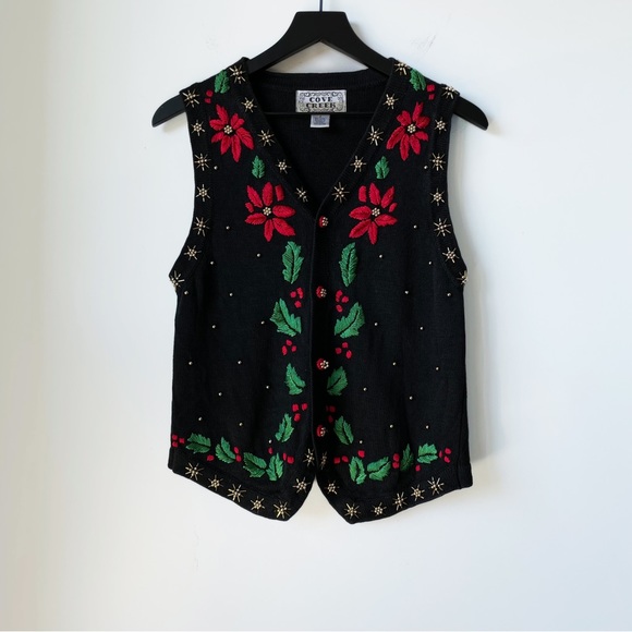 Vintage Cove Creek Christmas Holiday Vest - Picture 16 of 16
